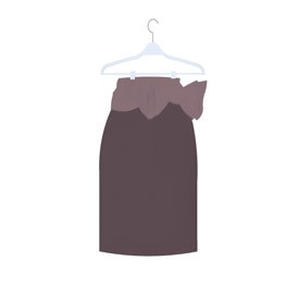 Skirt on hanger 3D Object | FREE Artlantis Objects Download